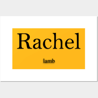 Rachel Name meaning Posters and Art